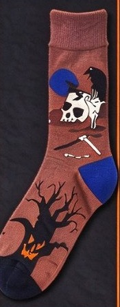 Brown Halloween socks